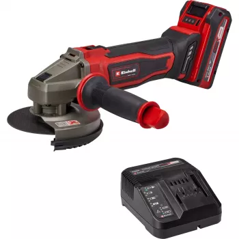 Einhell TE-AG 18/125-2 Li επαναφορτιζόμενος γωνιακός τροχός 18V 125mm με μπαταρία 4,0Ah και φορτιστή 4431190