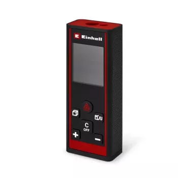 Einhell TC-LD 60 R λέιζερ μέτρησης αποστάσεων εμβέλεια 60 m, εμβαδόν, όγκος, Πυθαγόρας, IP54, φωτιζόμενη LCD, Soft Grip, με θήκη και μπαταρίες 2270082