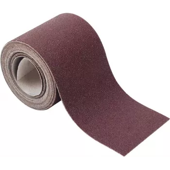 Wolfcraft 1741000 Ρολό γυαλόχαρτου με Velcro, κόκκος P120, 4 m x 115 mm, οξείδιο του αργιλίου, για ξύλο, βερνίκι, χρώμα, στόκο, πλαστικά, ελαφρά μέταλλα