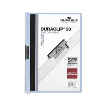 DURABLE Duraclip 2200-06 A4 Κλιπ συγκράτησης πολυπροπυλενίου Μπλε