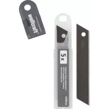 Wolfcraft Profi-Sharp 18 mm Λεπίδες θραύσης, Μαύρο, συσκευασία 10 τεμ. 4208000