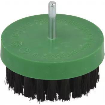 Wolfcraft 2713000 Βούρτσα στίλβωσης, διάμετρος 80 mm, βαμβάκι, άξονας 6 mm, 4500 U/min