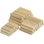 Wolfcraft Καβίλιες ξύλου 8 mm x 40 mm, 150 τεμ., οξιά, ραβδωτές, DIN 68150 2907000