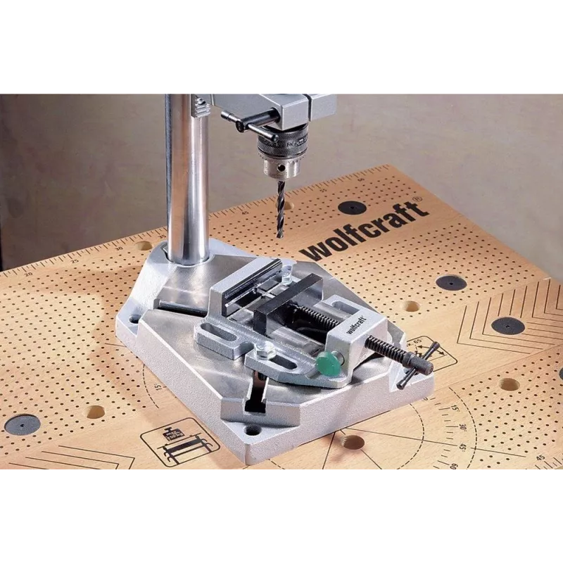 Wolfcraft 3423000 Μέγγενη με πλάτος σιαγόνων 85 mm και άνοιγμα σύσφιξης 80 mm