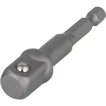 Wolfcraft 2414000 Προσαρμογέας καρυδακιού 1/4 ίντσας υποδοχή σε 1/2 ίντσας καρυδάκι, 72 mm, χρώμιο-βανάδιο