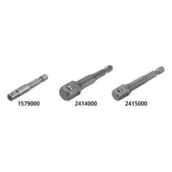 Wolfcraft 2414000 Προσαρμογέας καρυδακιού 1/4 ίντσας υποδοχή σε 1/2 ίντσας καρυδάκι, 72 mm, χρώμιο-βανάδιο