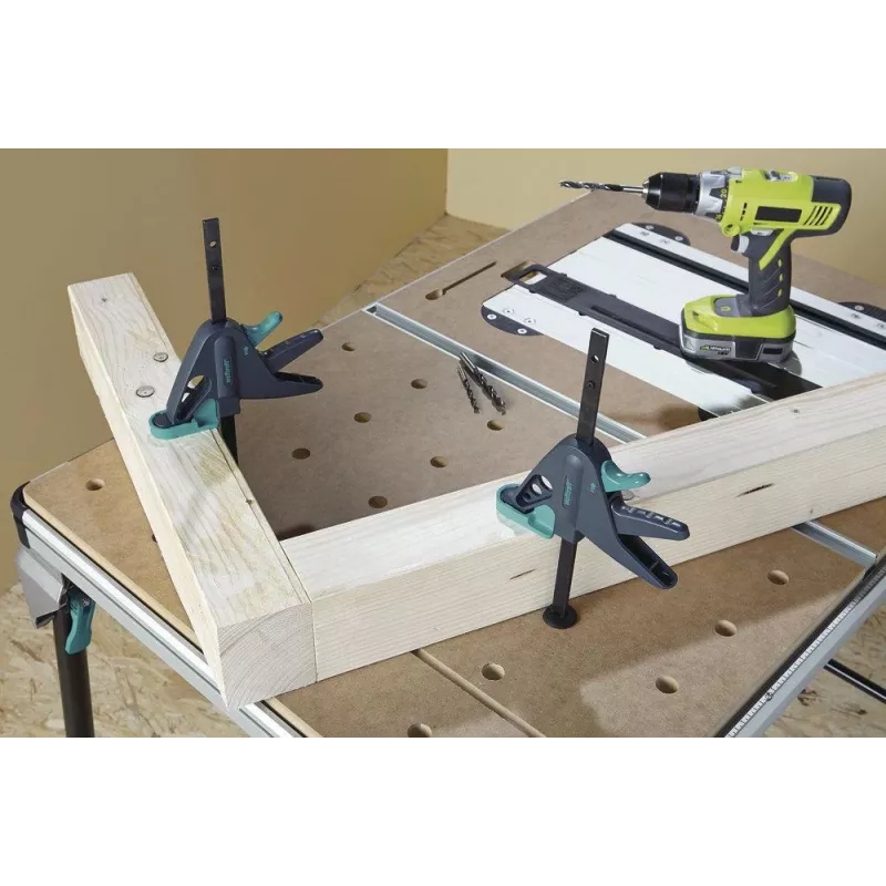 Wolfcraft 3036000 Σφιγκτήρας πάγκου εργασίας, άνοιγμα 120 mm