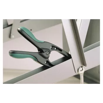 Wolfcraft MT 70 Σφιγκτήρας ελατηρίου με μυτερές σιαγόνες, 70 mm άνοιγμα, ενισχυμένο με ίνες γυαλιού πολυαμίδιο, μαύρο/κόκκινο 3633000