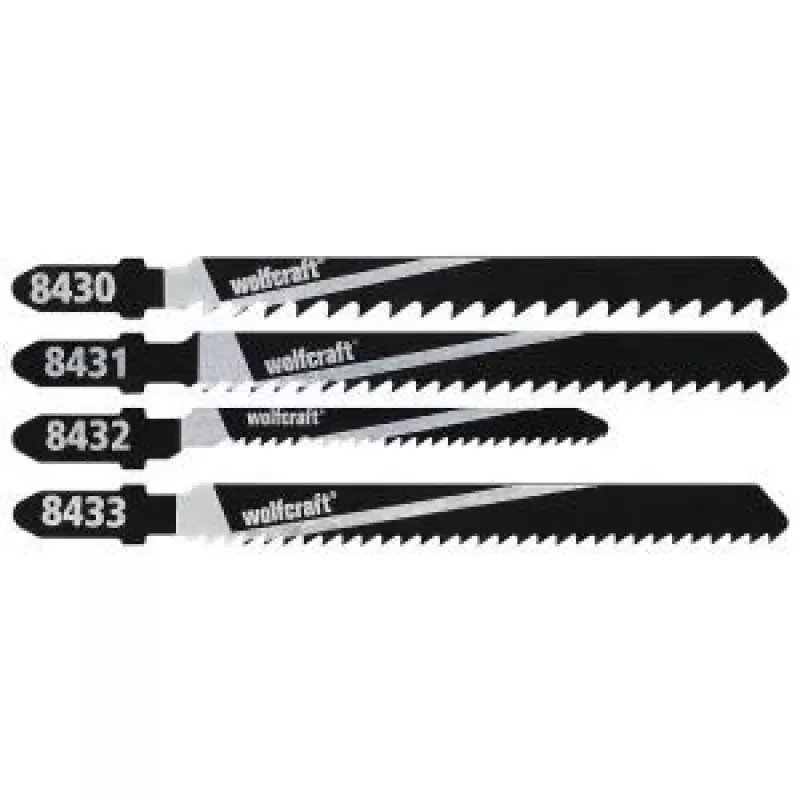 Wolfcraft 8430000 Σετ λεπίδων σέγας 10 τεμ. για ξύλο, στέλεχος T