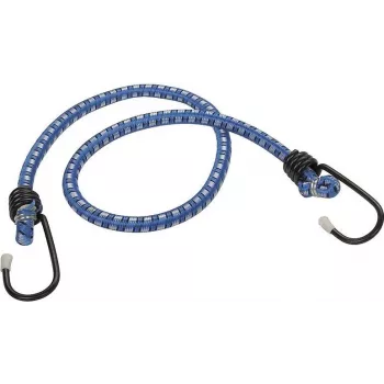 Wolfcraft 3293000 Λάστιχο εκτόνωσης 0,5 m x 6 mm, 2 άγκιστρα, Μαύρο