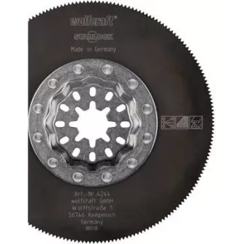 Wolfcraft 4244000 Λεπίδα πριονιού τμήματος 85 mm HSS για παλινδρομικά πολυεργαλεία, 1 τεμ.