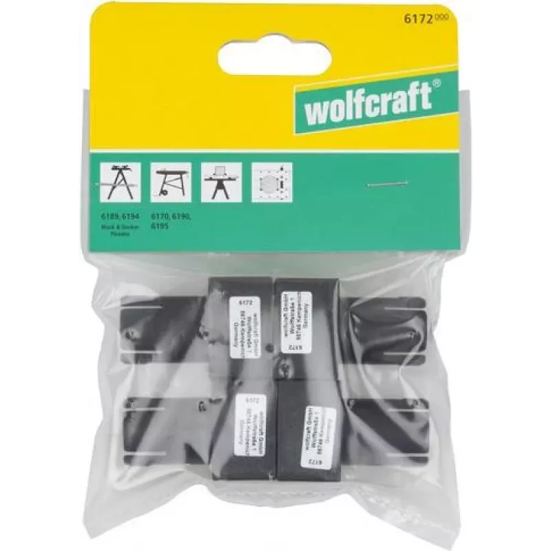 wolfcraft 6172000 Σετ σιαγόνων σύσφιξης για πάγκους εργασίας Master