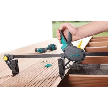 Wolfcraft 6985000 Μέγγενη με άνοιγμα 450 mm και δύναμη σύσφιξης 120 kg