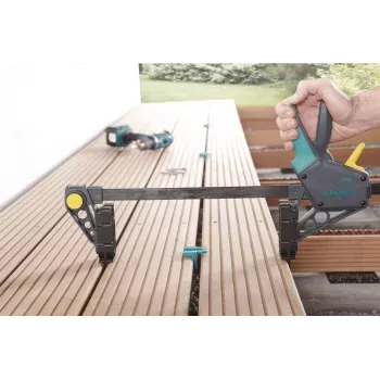 Wolfcraft 6985000 Μέγγενη με άνοιγμα 450 mm και δύναμη σύσφιξης 120 kg