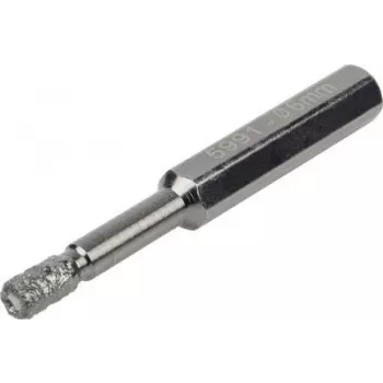 Wolfcraft 5991000 Διαμαντοτρύπανο 6 mm εξαγωνικό στέλεχος για πλακίδια, ψαμμίτη, γρανίτη, μάρμαρο, κεραμικά