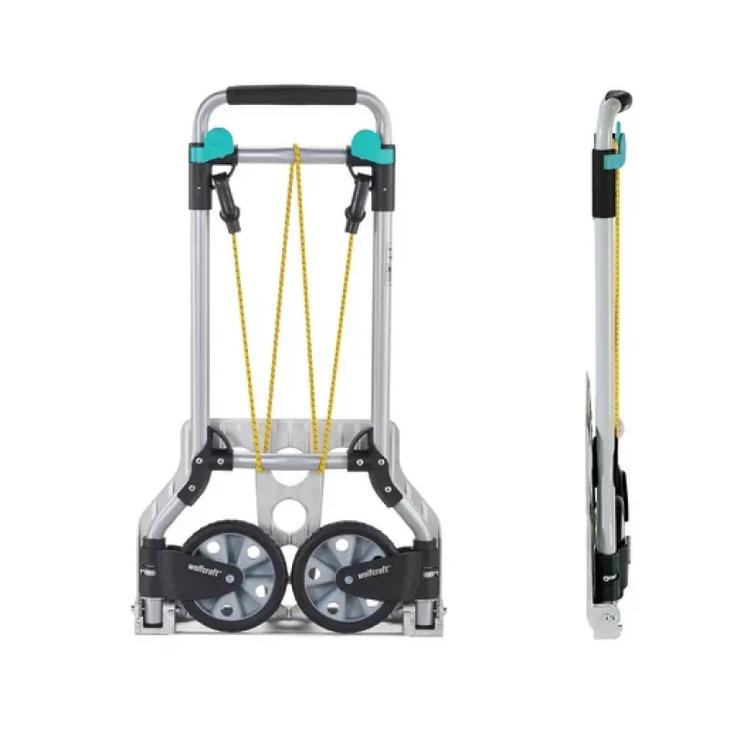 wolfcraft TS 600 αλουμινένιο καροτσάκι μεταφοράς, 70 kg, μαύρο 5505000