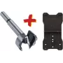 Wolfcraft 8728000 τρυπάνι Forstner διάμετρος 35 mm, μήκος 90 mm, κυλινδρικό στέλεχος, 1 τεμ.
