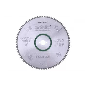 Metabo Multi Cut Δίσκος κοπής με καρβίδιο 315x30mm 96 δόντια FZ/T 628226000