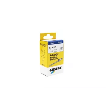 GESIPA PolyGrip® Τυφλό πριτσίνι 3,2 x 8 mm ατσάλι/ατσάλι, 100 τεμ. 1464887