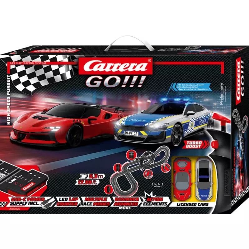 Carrera GO!!! High Speed Pursuit ηλεκτρικό σετ αγώνων Slotcar