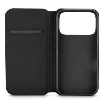Black Rock Booklet Slim Folio θήκη για Apple iPhone 17 Pro, μαύρο 00080398
