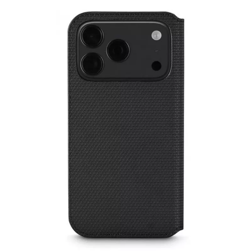 Black Rock Booklet Slim Folio θήκη για Apple iPhone 17 Pro, μαύρο 00080398