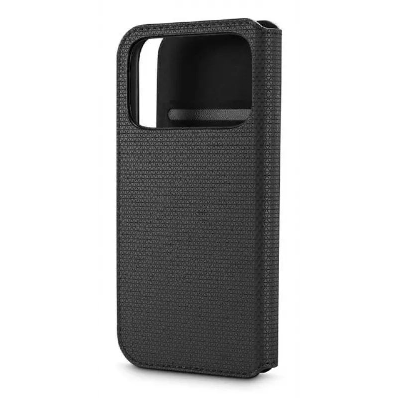 Black Rock Booklet Slim Folio θήκη για Apple iPhone 17 Pro, μαύρο 00080398