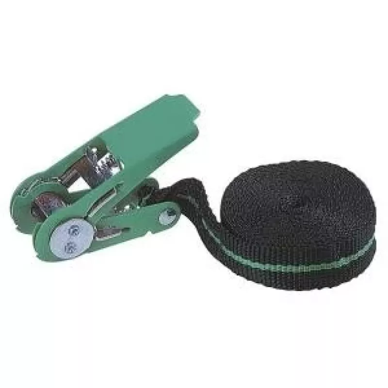 Wolfcraft 3418000 Μονοκόμματος ιμάντας σύσφιξης με καστάνια, 4 m x 25 mm, LC 90 daN