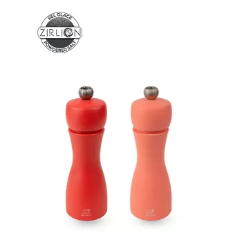 Peugeot Tahiti Σετ Μύλοι Πιπεριού και Αλατιού, 2 τεμ., 15 cm, Κόκκινο