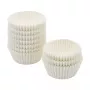 FACKELMANN 21615 Φόρμες για muffins & cupcakes, αδιάβροχο χαρτί ψησίματος, λευκό, διάμετρος 5,0 cm, 250 τεμ.