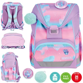 Herlitz Ultralight Σετ σχολικής τσάντας Seahorse Ocean Lights 6-9 ετών