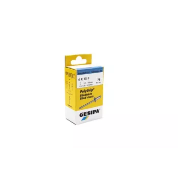 GESIPA PolyGrip® Πριτσίνι τυφλό ανοξείδωτο A2 4,0 x 10,0 mm, 75 τεμ. 1464827