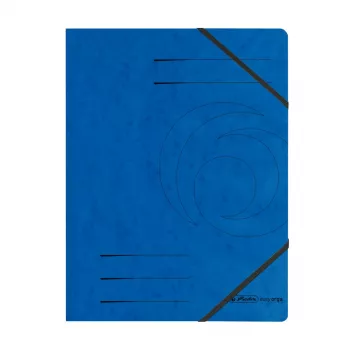 HERLITZ Θήκη με γωνιακό λάστιχο A4 Μπλε, συσκευασία 5 τεμ. 11387180-000