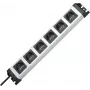 HEINRICH KOPP POWERversal Πολύπριζο 6 θέσεων Schuko, γκρι/μαύρο, καλώδιο 1,4 m 226720018
