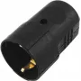 ACCESSORY Ρευματολήπτης Schuko πλαστικός μαύρο (3023620A) - Ρευματολήπτης Schuko, IP44, 16A, Μαύρο