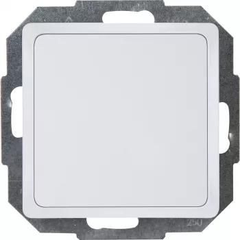 Kopp HK05 Τυφλό καπάκι με άγκιστρα, Λευκό Αρκτικής, 1 μονάδα 334302005
