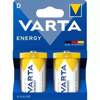 Varta Longlife Power Αλκαλική μπαταρία D LR20 1,5V Συσκευασία blister με 2 τεμ. 04120229422