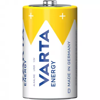 Varta Longlife Power Αλκαλική μπαταρία D LR20 1,5V Συσκευασία blister με 2 τεμ. 04120229422