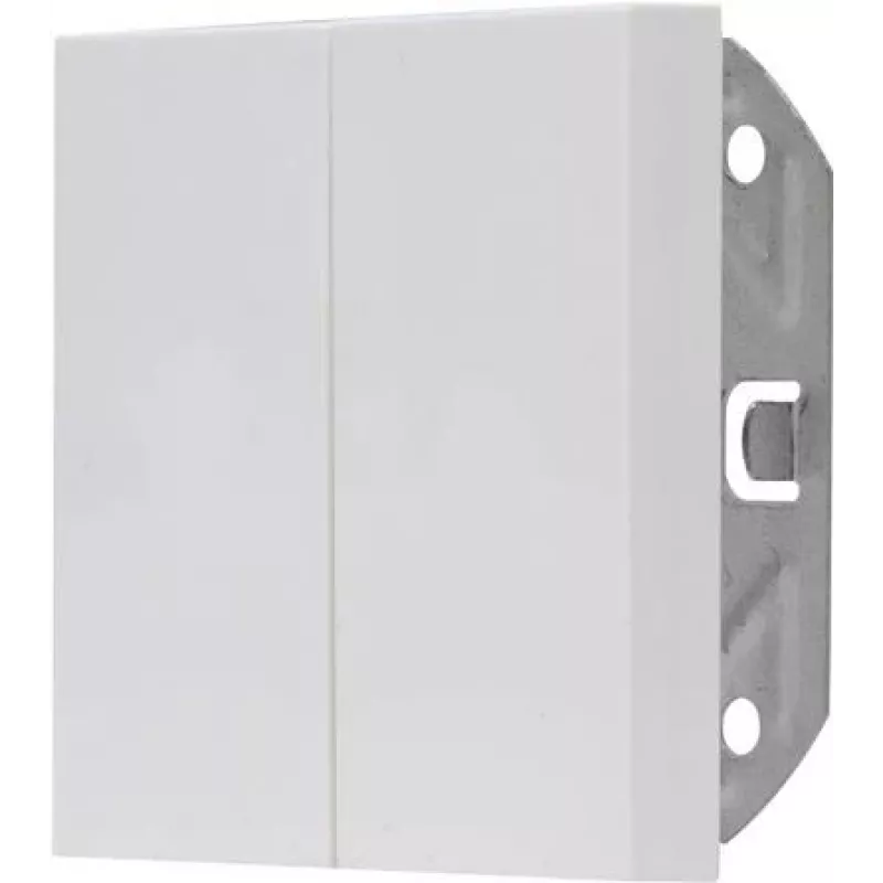 HEINRICH KOPP 490329007 Διπλή πρίζα Schuko χωνευτή με καπάκι, IP44, Λευκό