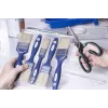 kwb 020721 Ψαλίδι κουζίνας, λεπίδες ανοξείδωτου χάλυβα, 210 mm, μαύρο