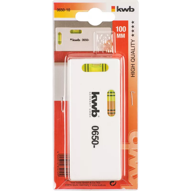 kwb 065010 μίνι αλφάδι 100 mm μαγνητικό αλουμίνιο