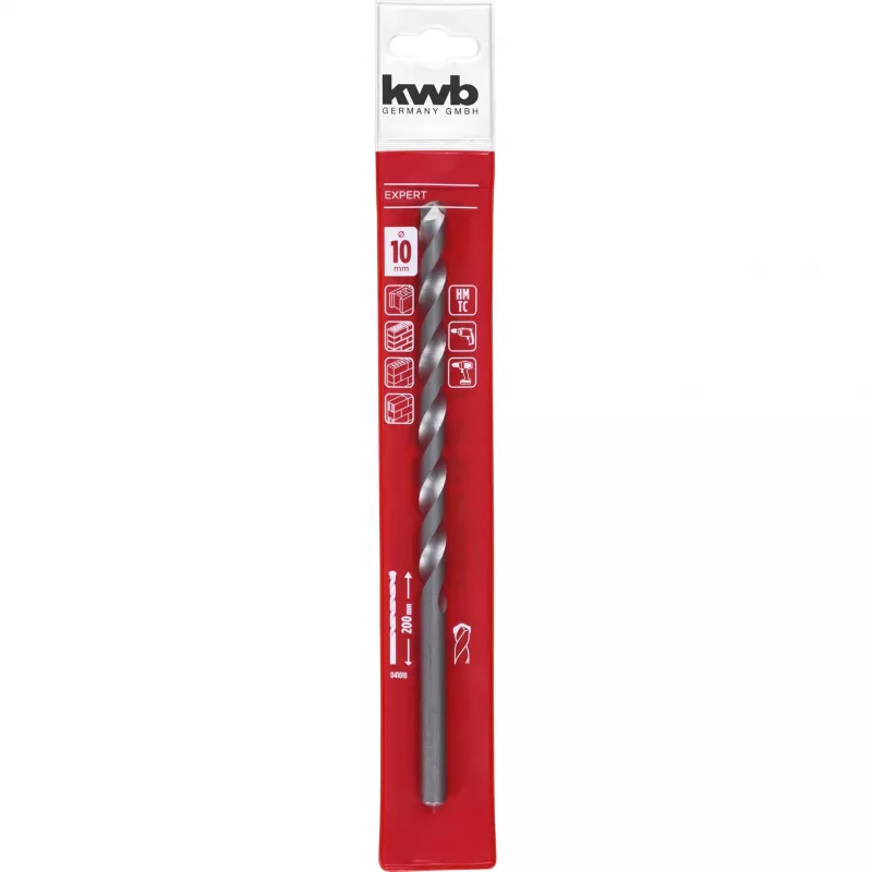 KWB 41010 τρυπάνι πέτρας σπειροειδές 10 mm x 200 mm