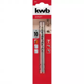 kwb 039700 τρυπάνι HSS πέτρας σπειροειδές 10 mm x 120 mm κυλινδρικό στέλεχος (1 τεμ.)
