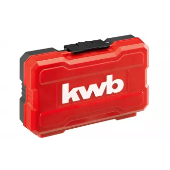 kwb 109010 Σετ μυτών, 39 τεμ., μύτες χάλυβα S2, εξαγωνικός άξονας 1/4 inch, μαγνητικός ταχυσύνδεσμος, με χρωματική κωδικοποίηση