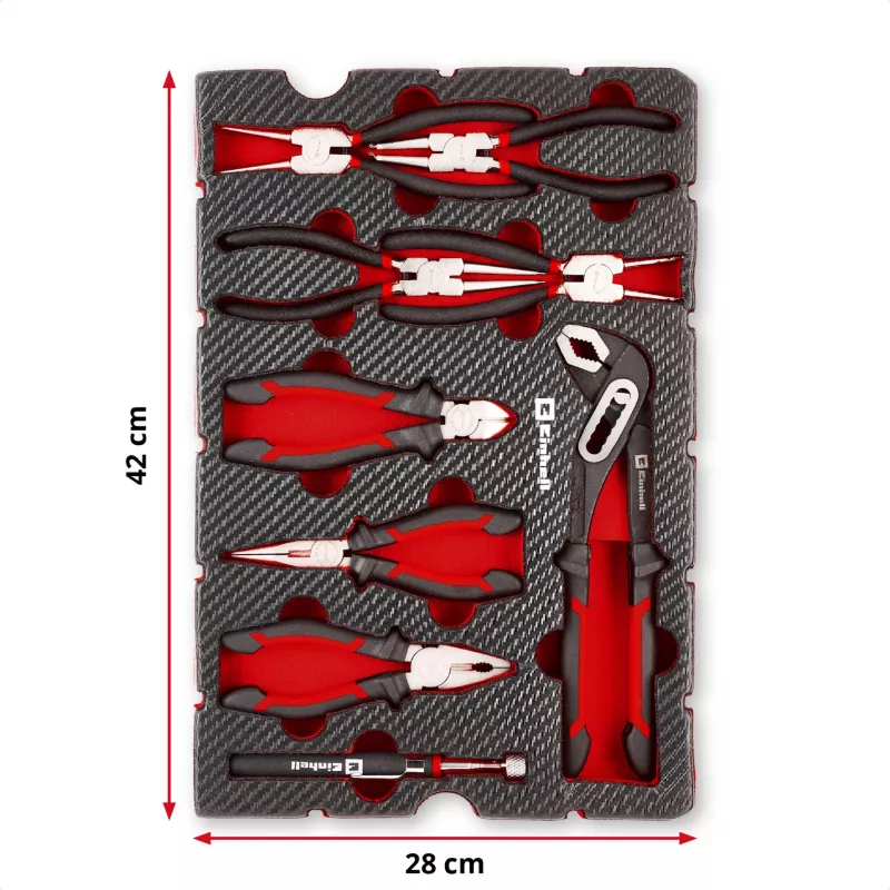 Einhell Ένθετο εργαλείων σετ πένσας 9 τεμ. για E-Case S-F (370522)