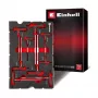Einhell 370526 Σετ εισάγων βαλίτσας 9 τεμ. για E-Case, κόκκινο/μαύρο
