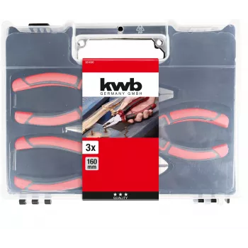 kwb 381090 Σετ πένσες 3 τεμ. (πένσα, κόφτης, μυτοτσίμπιδο)