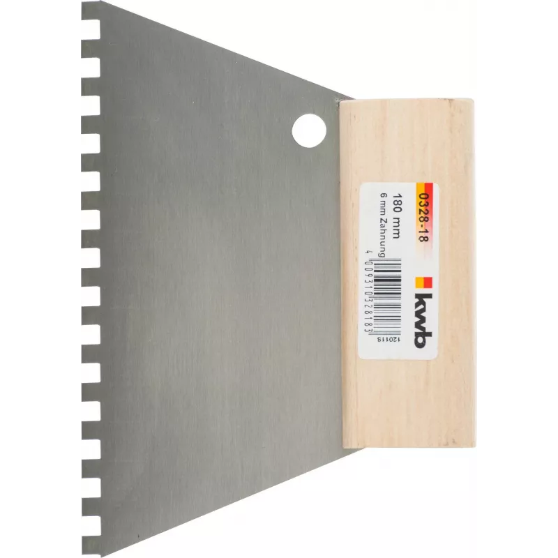 kwb 032818 Μυστρί δοντιών B11 ανοξείδωτο 280mm ξύλινη λαβή