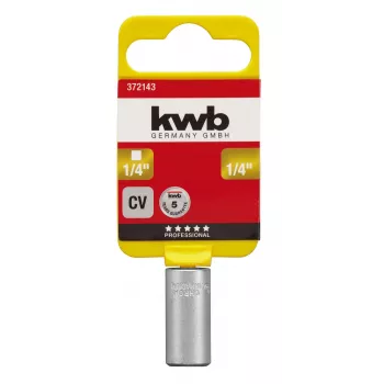kwb 372143 Προσαρμογέας καρυδακιού 1/2 ίντσες σε 3/8 ίντσες χρώμιο-βανάδιο