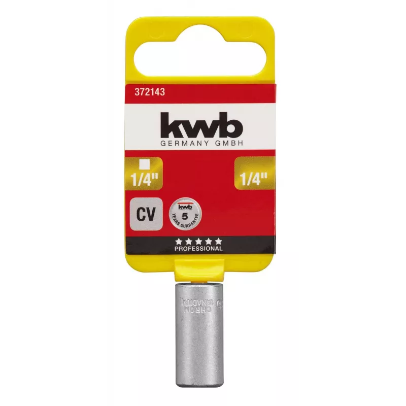 kwb 372143 Προσαρμογέας καρυδακιού 1/2 ίντσες σε 3/8 ίντσες χρώμιο-βανάδιο